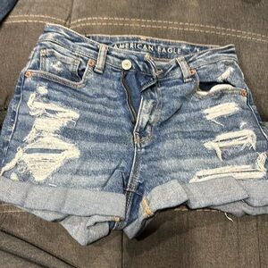 American Eagle denim shorts- mom short